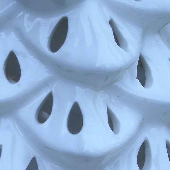 Vintage Handmade Ceramic Holiday Tree Candle Lamp - Picture 14 of 15